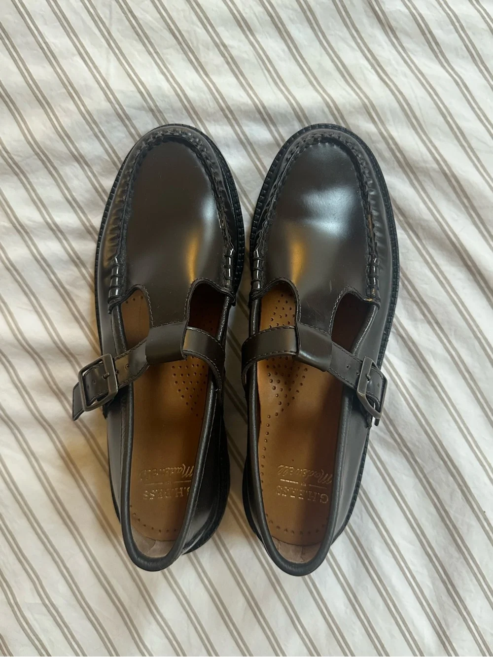 Madewell x G.H.BASS Mary Jane Lug Weejuns Loafers - Dark Brown 7.5 Leather